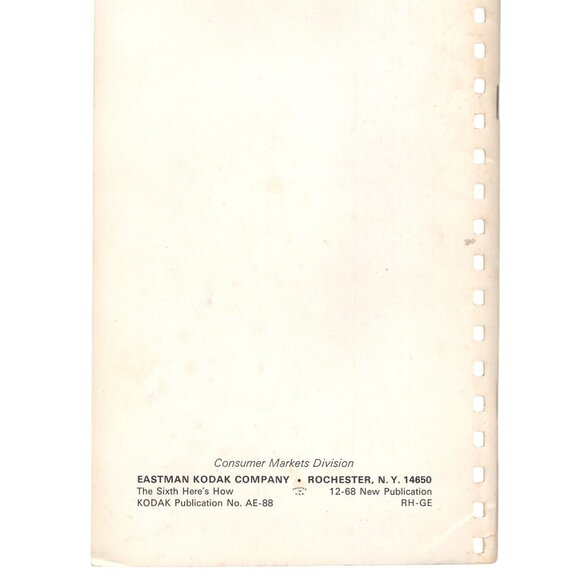 Vintage Kodak Here's How Photo Information Books Lot of 4 - Picture 6 of 8